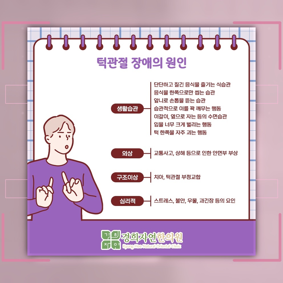 턱관절장애, 씹을 때 귀 아래로 번지는 통증의 원인